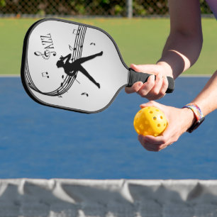 Jazz Dance Silver Pickleball Paddle