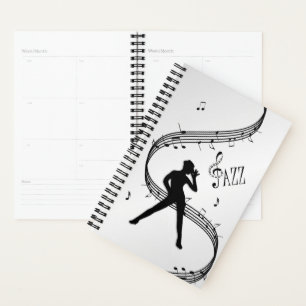 Jazz Dance Silver Planner