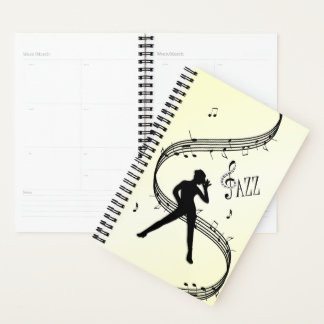 Jazz Dance Yellow Music Planner