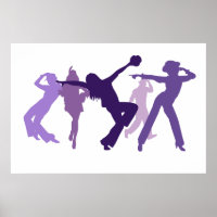 Jazz Dancers Illustration