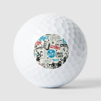Jazz Doodle: Eclectic Music Mix Golf Balls