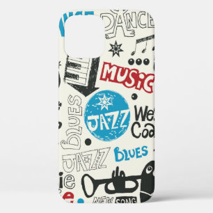jazz doodle mix iPhone 12 case