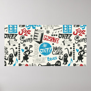 jazz doodle mix poster