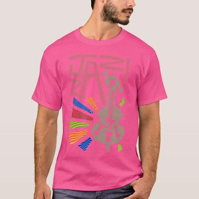 Jazz Double Bass T-Shirt (Front)