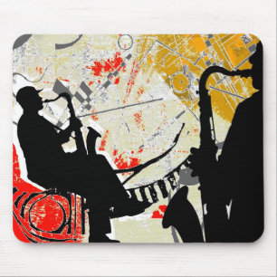 Jazz Dudes Mouse Pad