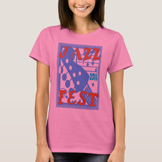 Jazz Fest 2011 Guitar T-Shirt (Front)