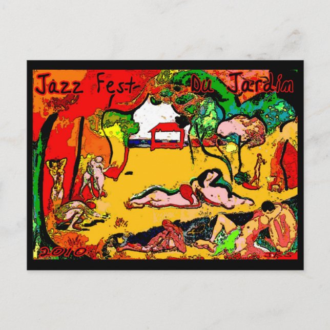 Jazz fest Du Jardin 2010 Postcard (Front)