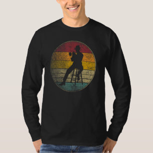 Jazz  Fest Festival Sun Retro Music Trumpet Musici T-Shirt