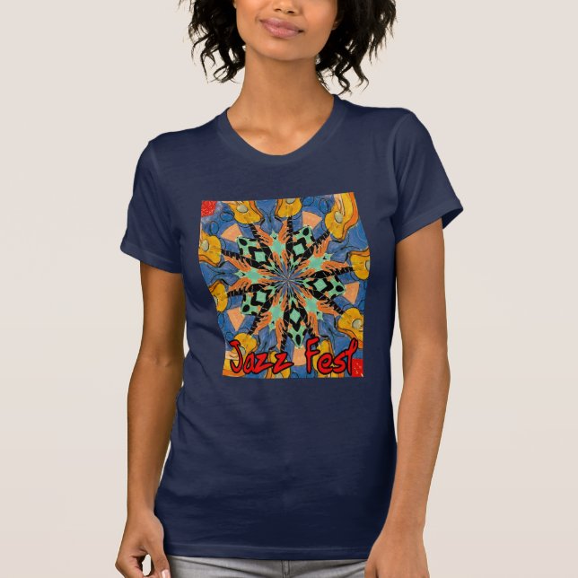 Jazz Fest Guitars 2 T-Shirt (Front)