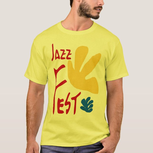 Jazz Fest Leaves 1 T-Shirt (Front)