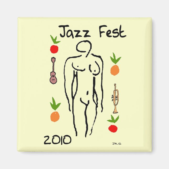 Jazz Fest Matisse Style Magnet (Front)