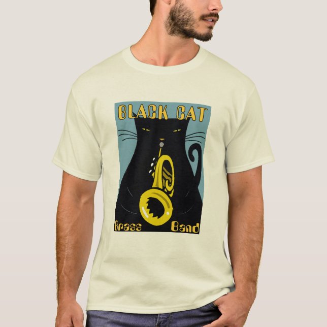 Jazz Festival, Black Cats T-Shirt (Front)