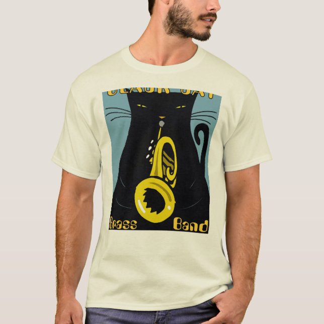 Jazz Festival, Black Cats T-Shirt (Front)