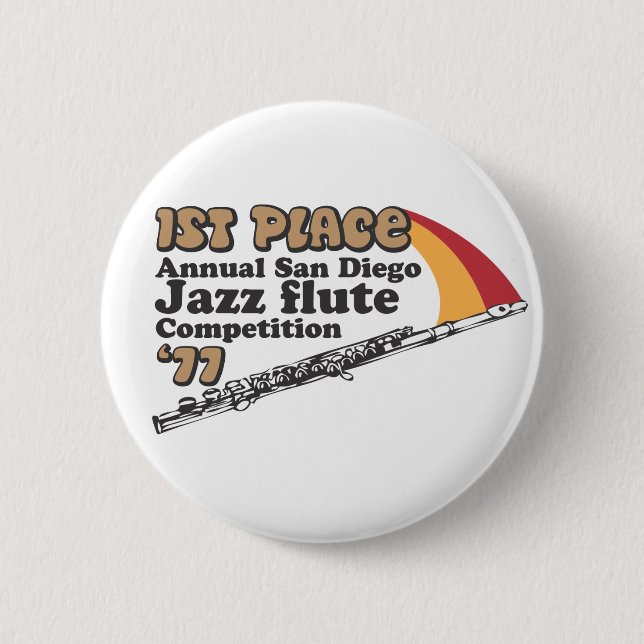 Jazz Flute Button (Front)
