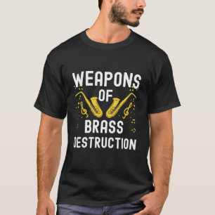 Jazz For Women Youth And Men Saxophone Instrument T-Shirt