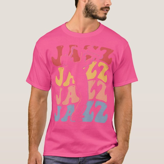 Jazz Groovy Music T-Shirt (Front)