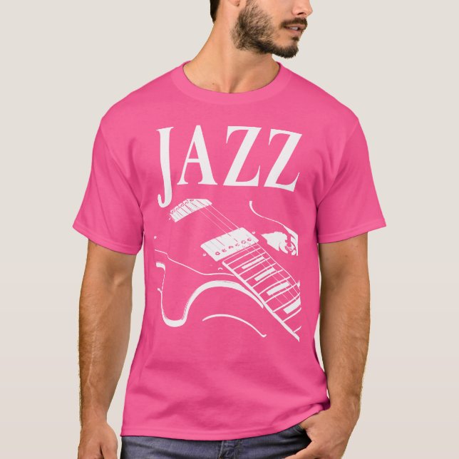 Jazz  Guitar - T Shirt (Front)