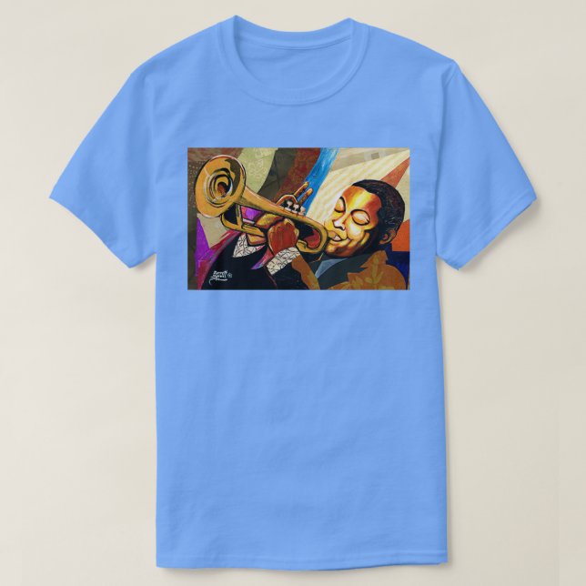 Jazz Impresario Wynton Marsalis T-Shirt (Design Front)
