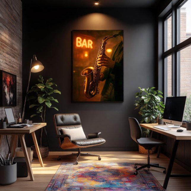 Jazz in Bar Lights Poster (Creator Uploaded)