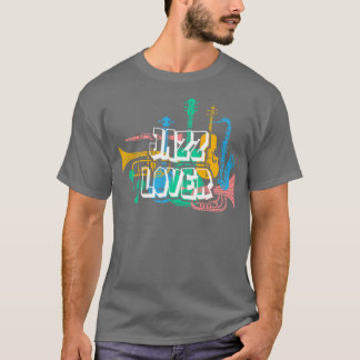 Jazz Lovers Musical Instruments T-Shirt
