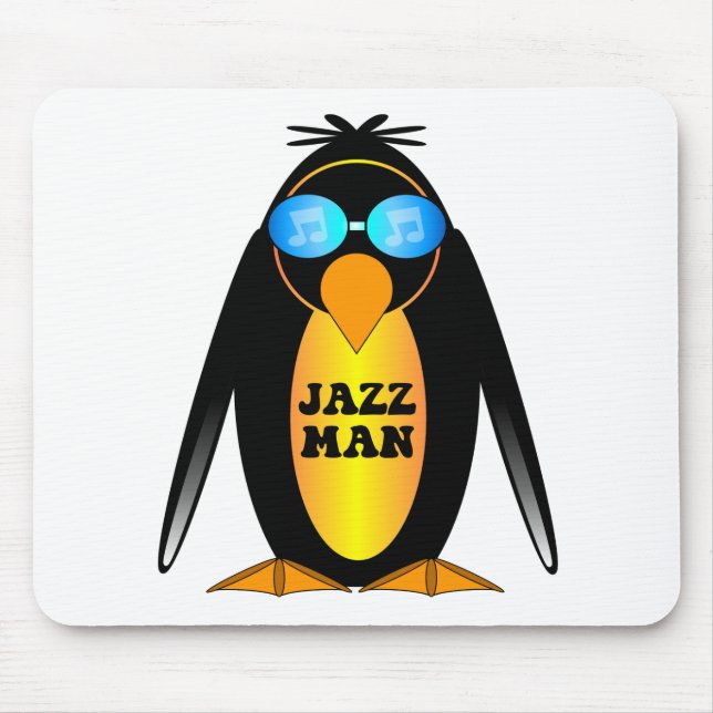 Jazz Man Mouse Pad (Front)