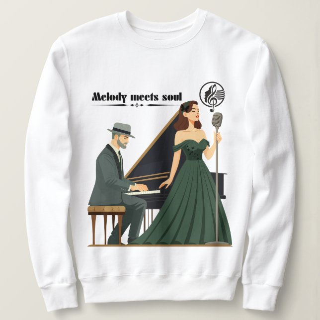 Jazz Melody Soul Sweatshirt (Design Front)