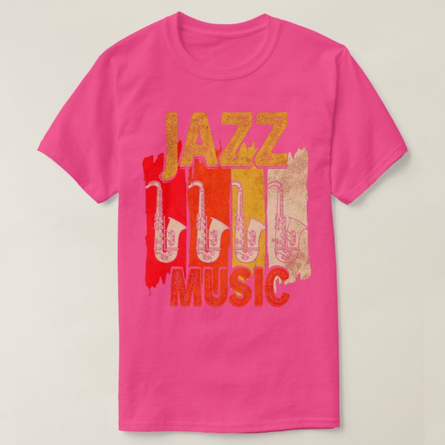 Jazz Music 15 T-Shirt (Design Front)