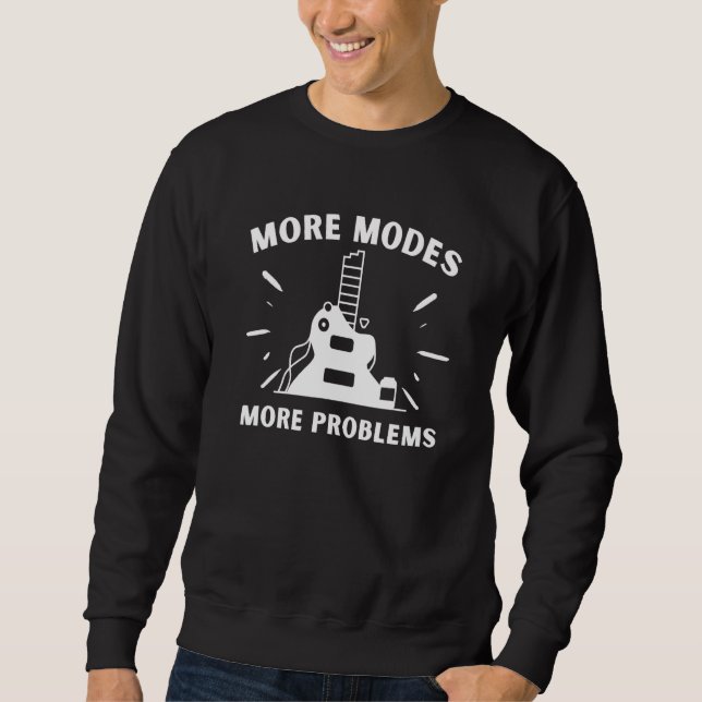 Jazz Music And Jazz Guitar - Chruch Modes Sweatshirt (Front)