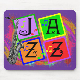 Jazz Music Lovers Gifts Mouse Pad