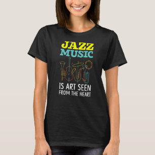 Jazz Music Musican Instrument Musical Genre 1 T-Shirt