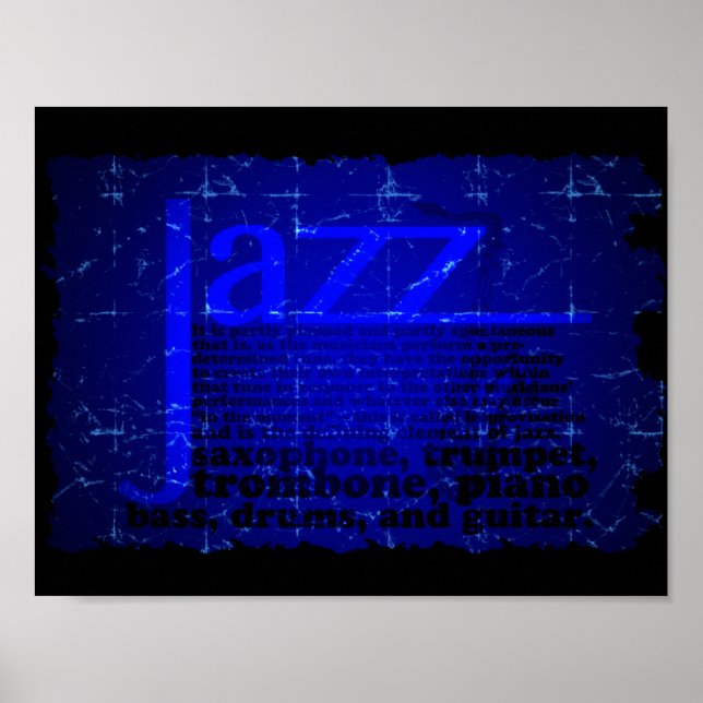 Jazz Music Poster (Front)