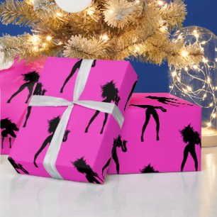 Jazz Music Saxophonist Wrapping Paper Choose Colou