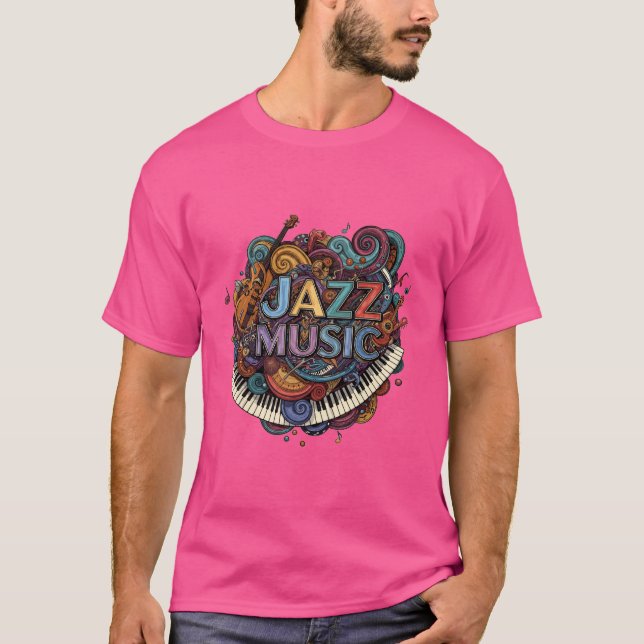 Jazz music T-Shirt (Front)