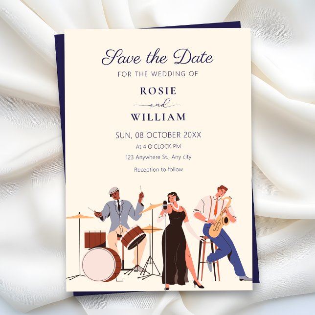 Jazz music wedding  save the date (Creator Uploaded)