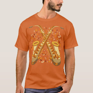 Jazz Musical Instrument Saxophonist Saxophone T-Shirt