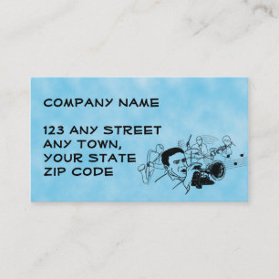 JAZZ musician design Business Card