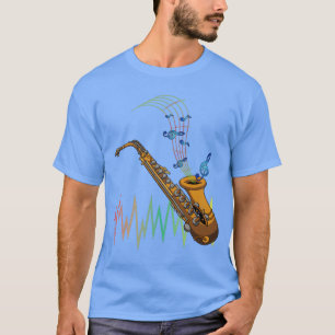Jazz Musician Saxophone Player Instrument Saxophon T-Shirt
