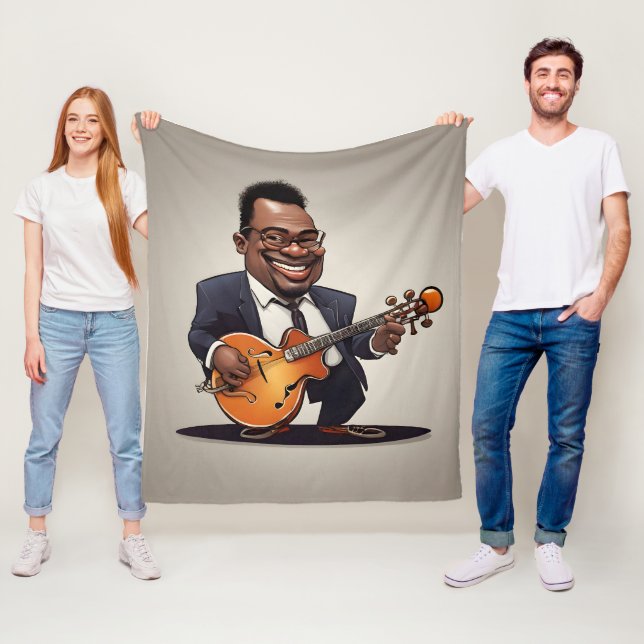 jazz musicians fleece blanket (In Situ)