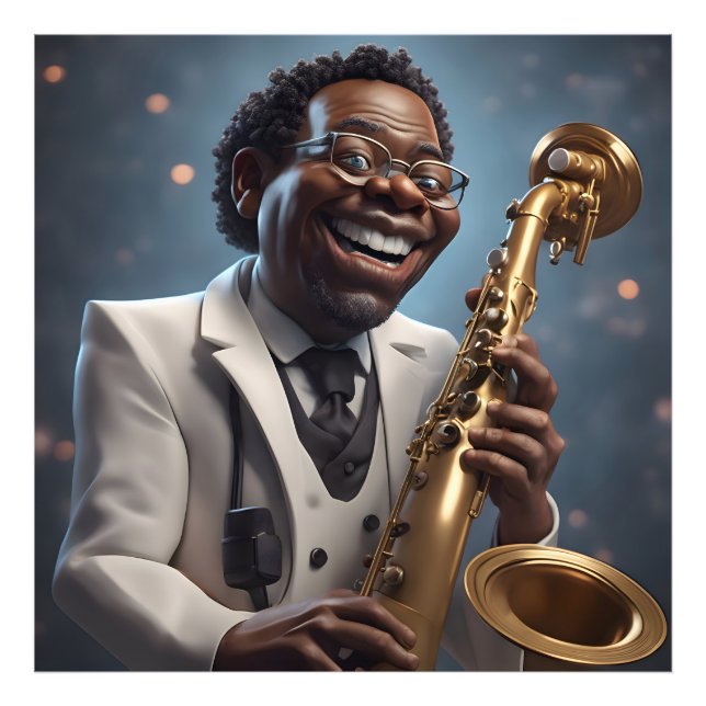 jazz musicians photo print (Front)