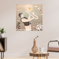 Jazz Musicians Retro Music Blues Vintage ART Paint