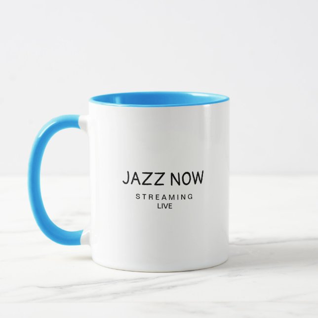 Jazz Now Music Coffee  Mug (Left)