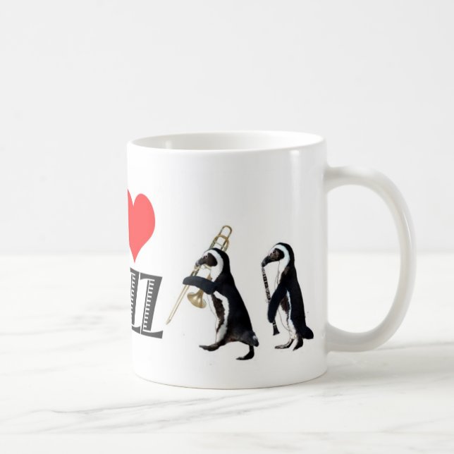 Jazz penguin mug (Right)