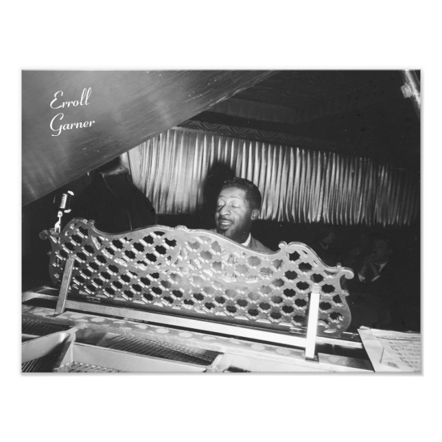 Jazz Pianist Erroll Garner Photo Print (Front)