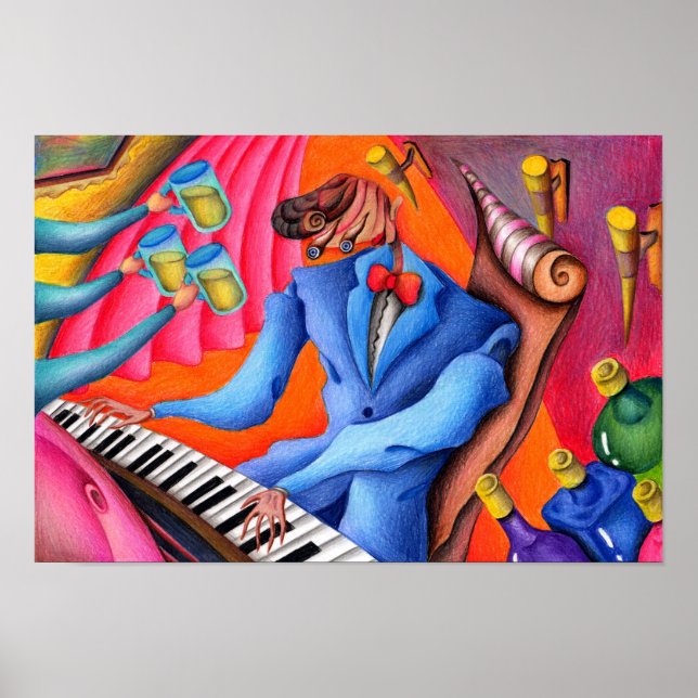 Jazz pianist. poster (Front)