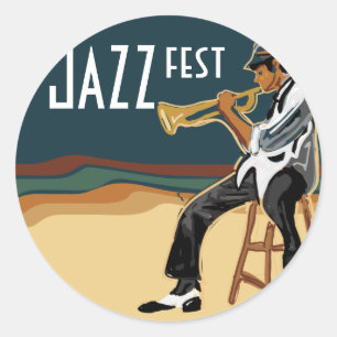 Jazz Player Sticker