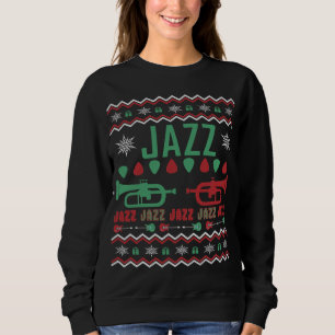 Jazz Player Ugly Christmas Sweater