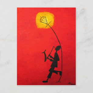 Jazz Postcard