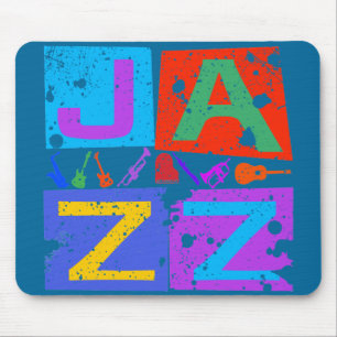 JAZZ RETRO MOUSE PAD