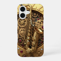Jazz, Sax, Gold, Steampunk Art, Gold luxury
