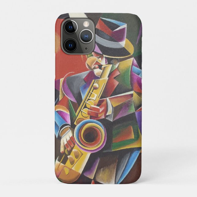 Jazz Sax iPhone case (Back)